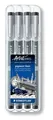 Liner Pigment Liner, Set, schwarz, STAEDTLER