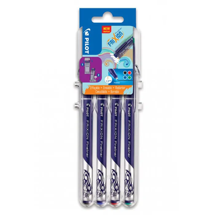 Hauptbild des Produkts Liner Pilot 4104 Frixion Fineliner sada 4 barev, Basic