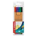 Liner „Point 88“, 6 Farben, 0,4mm, STABILO