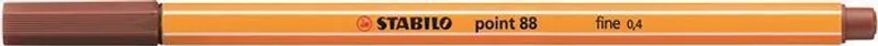 Hauptbild des Produkts Liner "Point 88", hnědá (sienna), 0,4 mm, STABILO