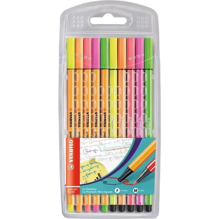 Hauptbild des Produkts Liner STABILO point 88 & Pen 68 NEON - 10 ks sada