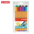 Liner „Point 88 Bigpoint“, 20 verschiedene Farben, Set, 0,4 mm, STABILO