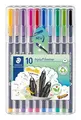 Weiteres Produktbild Liner-Set „Triplus 334 Box“, 10 Farben, 0,3 mm, STAEDTLER