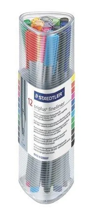 Hauptbild des Produkts Liner "Triplus 334", sada, 12 barev, 0,3 mm, STAEDTLER