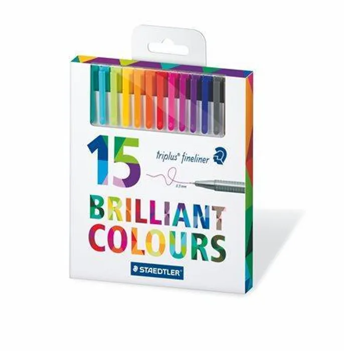 Hauptbild des Produkts Liner "Triplus 334", sada - 15ks, různé barvy, 0,3 mm, STAEDTLER