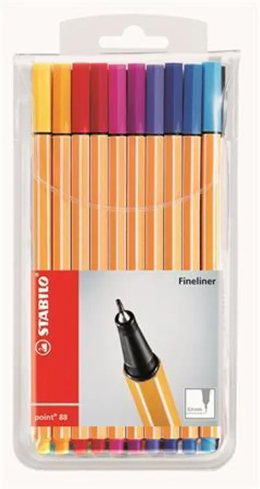 Hauptbild des Produkts Linery "Point 88 Bigpoint", 20 různých barev, sada, 0,4 mm, STABILO