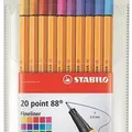 Weiteres Produktbild Liner „Point 88 Bigpoint“, 20 verschiedene Farben, Set, 0,4 mm, STABILO