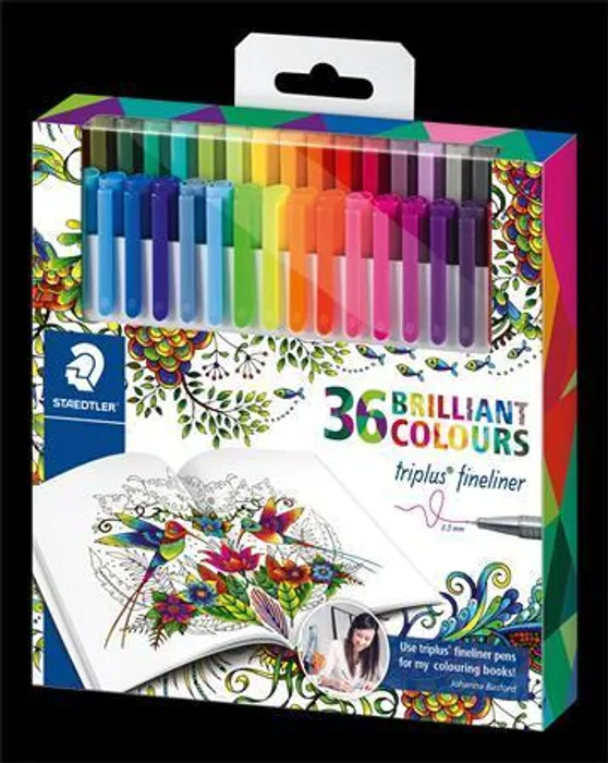 Hauptbild des Produkts Linery "Triplus", Johanna Basford lim. edice, sada, 0,3 mm, STAEDTLER