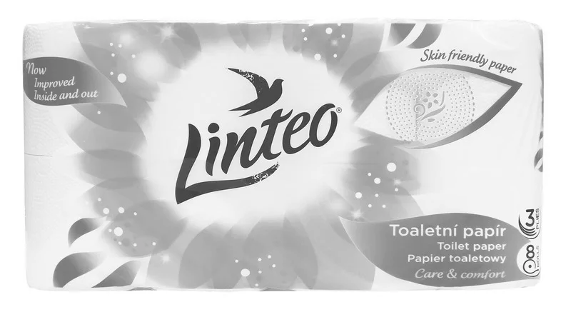 Hauptbild des Produkts Linteo Care & Comfort toaletní papír 3 vrstvý 15 m 8 kusů