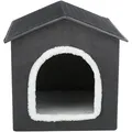 Weiteres Produktbild Kuschelspielhaus LIVIA, dunkelgrau/weiß 50 x 50 x 54 cm