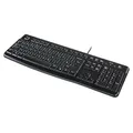 Weiteres Produktbild Logitech K120, Tastatur CZ, klassisch, 920-002485, 920-002641 typ verkabelt (USB), schwarz