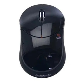 Logo Maus Fun, 1000DPI, 2.4 [GHz], optisch, 3Tas., schnurlos, schwarz