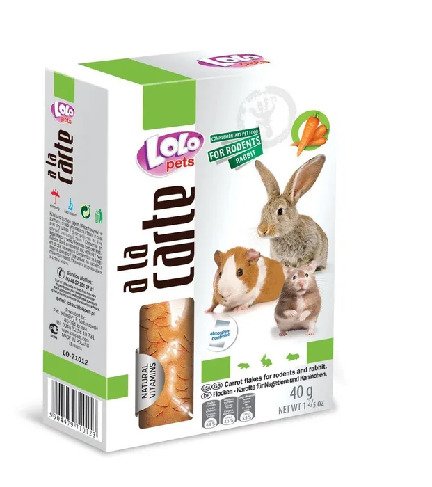 Hauptbild des Produkts LOLO a la carte mrkvové vločky pro hlodavce 40 g