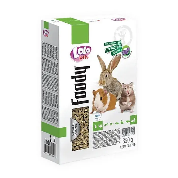 Hauptbild des Produkts LOLO BASIC granulovaná vojtěška pro hlodavce 350 g krabička
