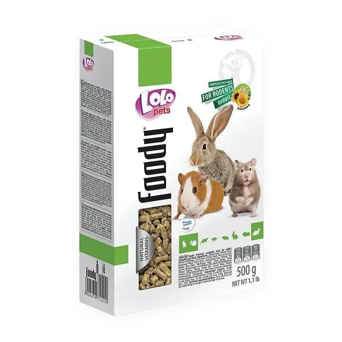 Hauptbild des Produkts LOLO BASIC granulované krmivo pro hlodavce 500 g krabička