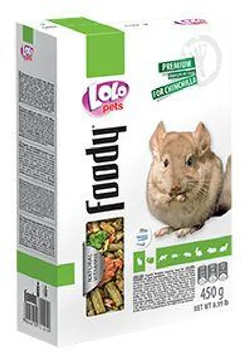 Hauptbild des Produkts LOLO BASIC kompletní krmivo pro činčily 450 g krabička