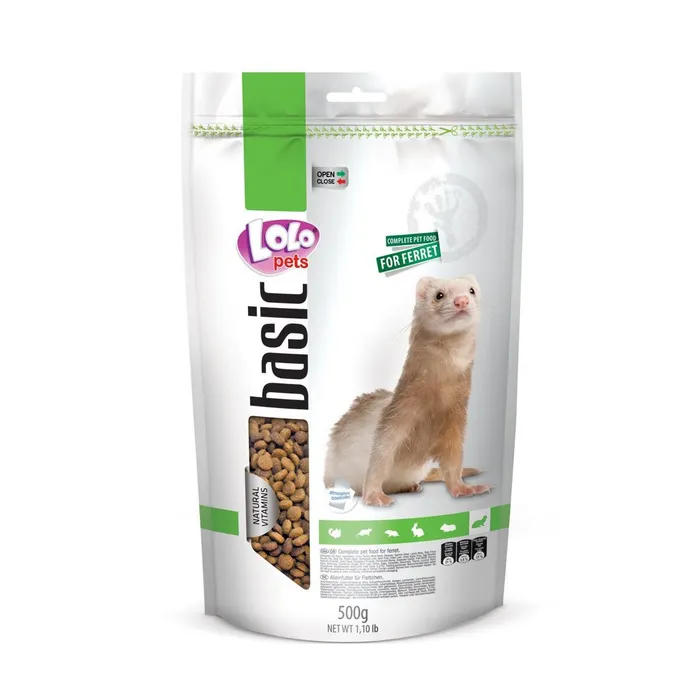 Hauptbild des Produkts LOLO BASIC kompletní krmivo pro fretky 500 g Doypack