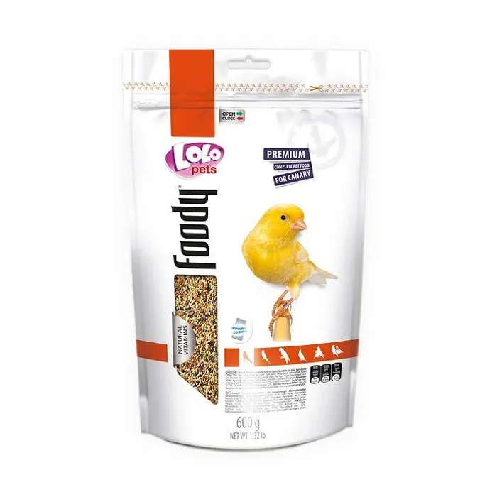 Hauptbild des Produkts LOLO BASIC kompletní krmivo pro kanárky 600 g Doypack