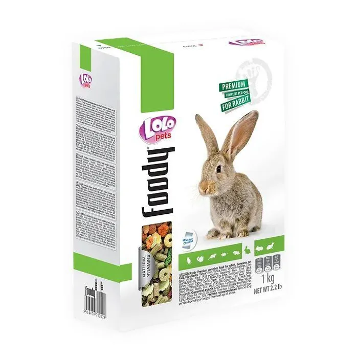 Hauptbild des Produkts LOLO BASIC kompletní krmivo pro králíky 1000 g krabička