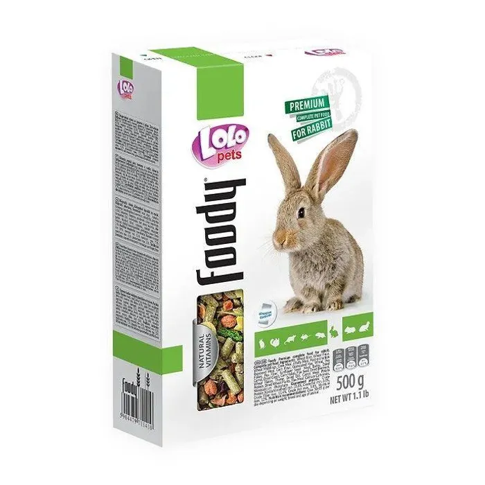 Hauptbild des Produkts LOLO BASIC kompletní krmivo pro králíky 500 g krabička