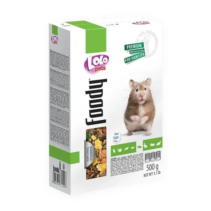 Hauptbild des Produkts LOLO BASIC kompletní krmivo pro křečky 500 g krabička