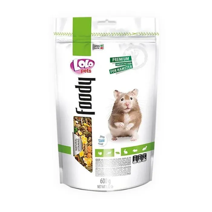 Hauptbild des Produkts LOLO BASIC kompletní krmivo pro křečky 600 g Doypack