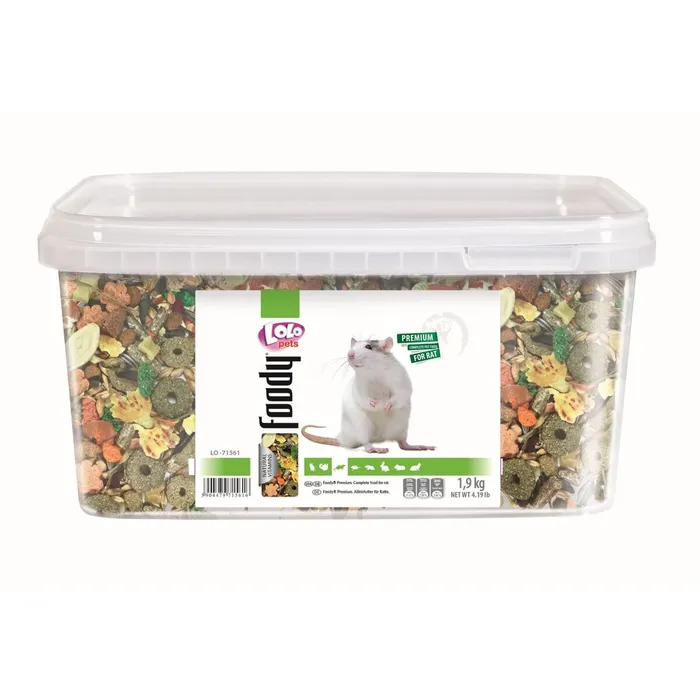 Hauptbild des Produkts LOLO BASIC kompletní krmivo pro potkany 3 L, 1,9 kg kyblík