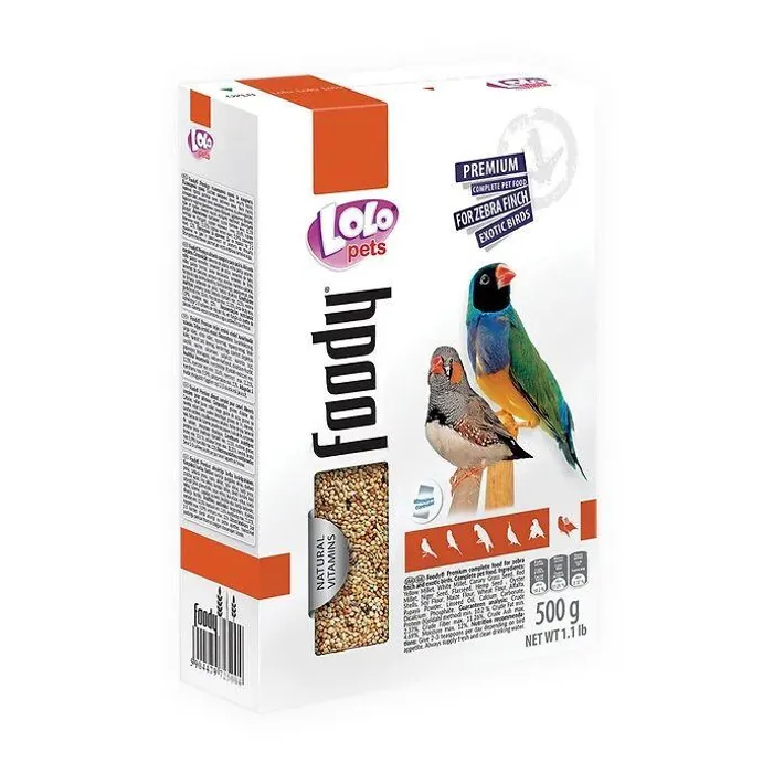 Hauptbild des Produkts LOLO BASIC kompletní krmivo pro zebřičky 500 g krabička