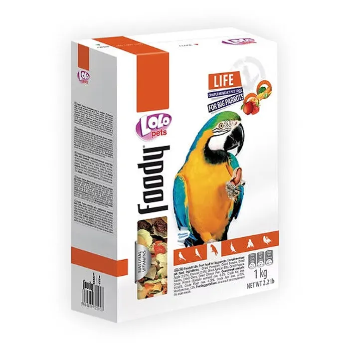 Hauptbild des Produkts LOLO BASIC zeleninovo/ovocné krmivo pro velké papoušky 900 g