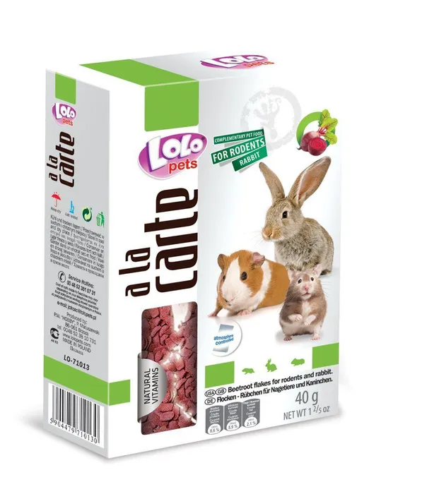 Hauptbild des Produkts LOLO Diners plátky červené řepy pro hlodavce 40 g