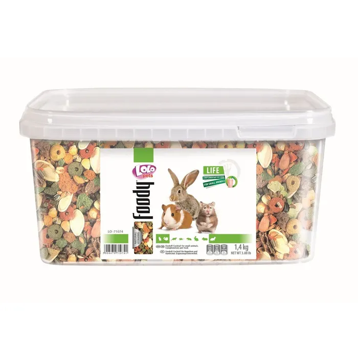 Hauptbild des Produkts LOLO - exotik mix kompl. krmivo pro hlodavce kyblík 1,4 kg