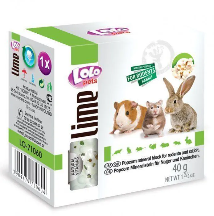 Hauptbild des Produkts LOLO popcorn minerální kámen pro hlodavce 40 g