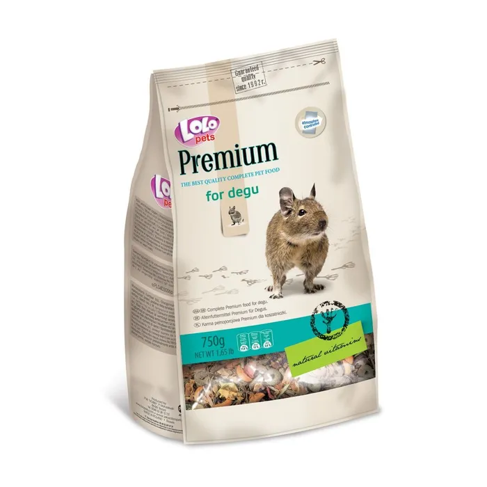 Hauptbild des Produkts LOLO PREMIUM krmivo pro osmáky degu 750 g sáček