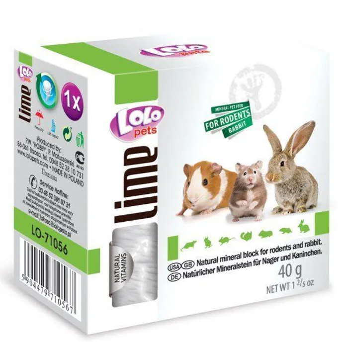 Hauptbild des Produkts LOLO přírodní minerální kámen pro hlodavce 40 g
