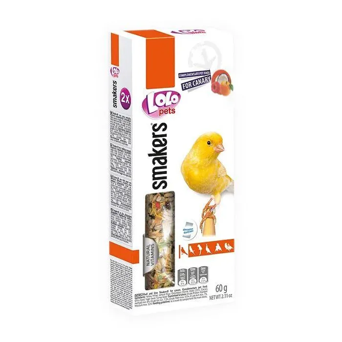 Hauptbild des Produkts LOLO SMAKERS 2 klasy ovocné pro kanáry 60 g