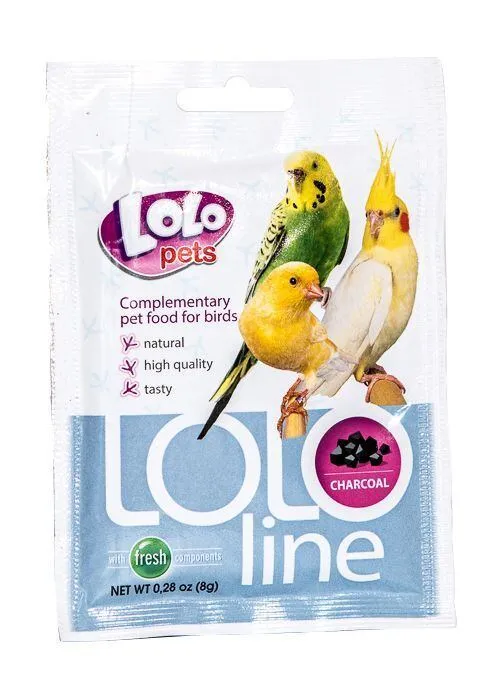 Hauptbild des Produkts LOLOLINE CHARCOAL - dřevěné uhlí pro ptáky 8 g