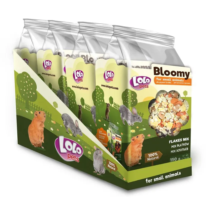 Hauptbild des Produkts LOLOPets BLOOMY mix vloček pro hlodavce 150 g