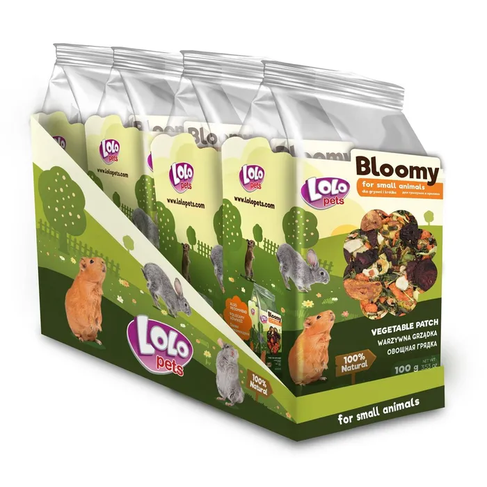 Hauptbild des Produkts LOLOPets BLOOMY zeleninové chipsy pro hlodavce 100 g