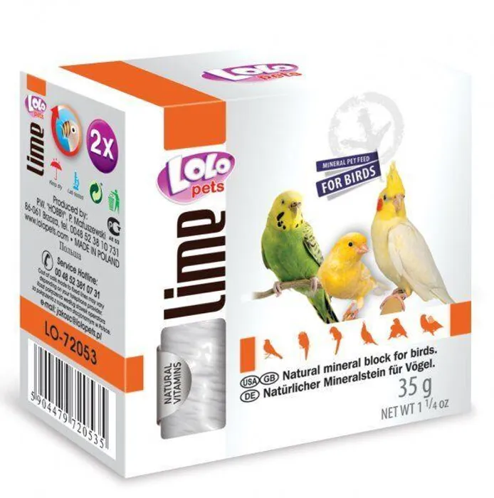 Hauptbild des Produkts LOLOpets LIME přírodní minerální kámen pro ptáky 35 g