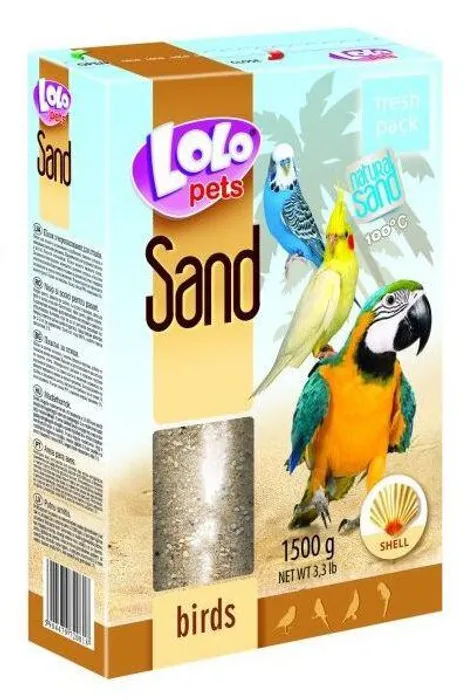 Hauptbild des Produkts LOLOpets písek s mušlemi pro ptáky 1500 g