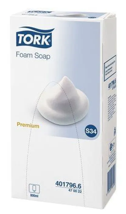 Hauptbild des Produkts Luxusní pěnové mýdlo TORK Premium 800ml S34 [1 ks]
