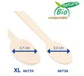 Löffel aus Holz 16cm `XL` [100 St.]