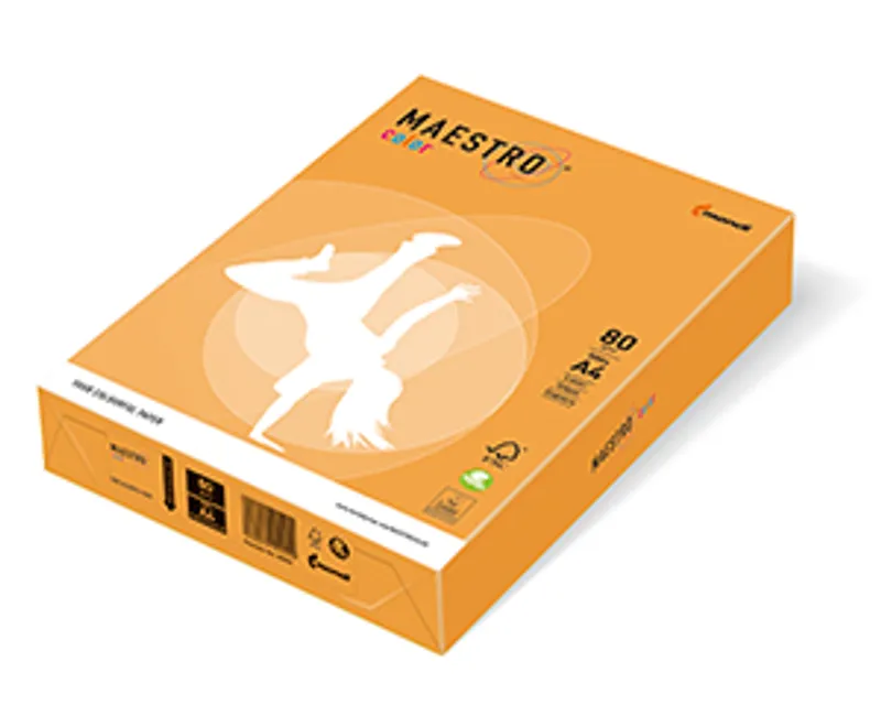 Hauptbild des Produkts MAESTRO color NEON 80g 500 listů Neon Orange - NEOOR