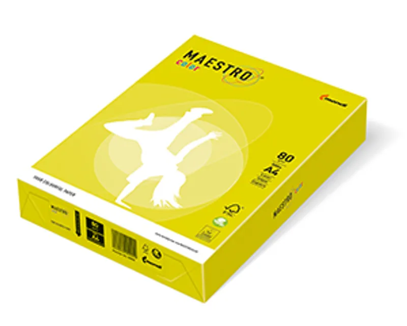 Hauptbild des Produkts MAESTRO color NEON 80g 500 listů Neon Yellow - NEOGB