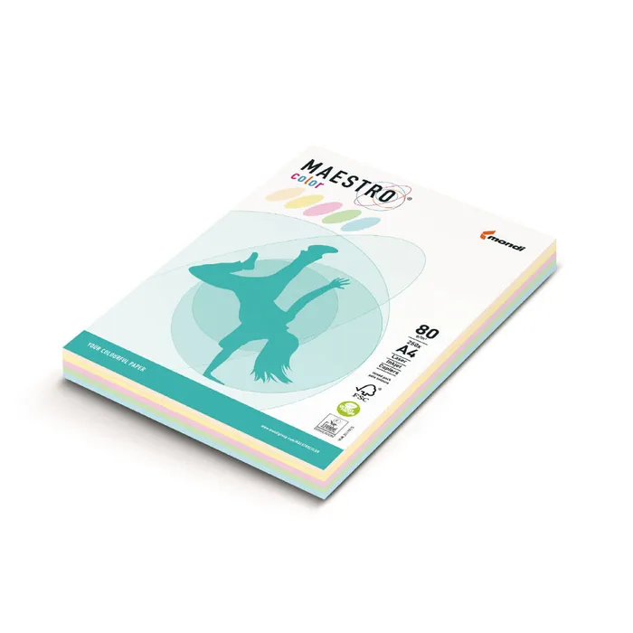 Hauptbild des Produkts MAESTRO color PASTELL 80g 250 listů MIX barev
