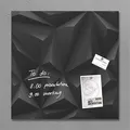 Magnetische Glastafel, 48x48 cm, SIGEL, „Artverum®“, schwarz Diamond