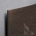 Magnetische Glastafel "Artverum®", 91x46 cm, dunkles Holz Muster, SIGEL