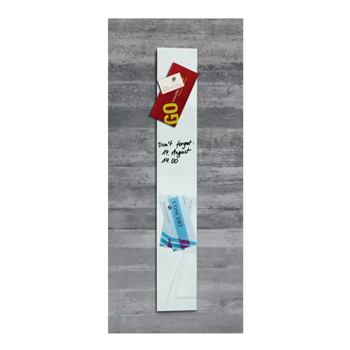 Hauptbild des Produkts Magnetická skleněná tabule "Artverum® ", bílá, 12x78cm, SIGEL