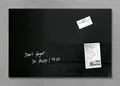 Magnetische Glastafel „Artverum®“, schwarz, 60 x 40 cm, SIGEL