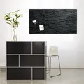 Weiteres Produktbild Magnetická skleněná tabule "Artverum® ", textura břidlice, 91x46cm, SIGEL